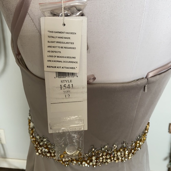 COLORS STRAPLESS WEDDING FORMAL PROM GOWN DRESS 1541 12 NEW BRIDESMAID - Picture 10 of 13